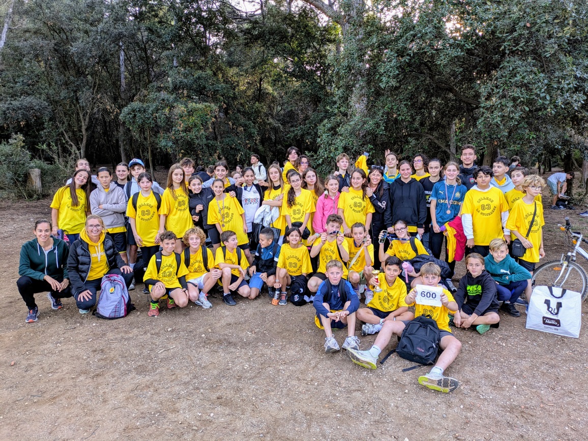 47 élèves au cross district de la coudoulière